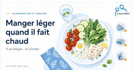 Que manger quand il fait chaud