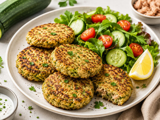 Galettes de thon et courgettes : recette fin d&#8217;été facile